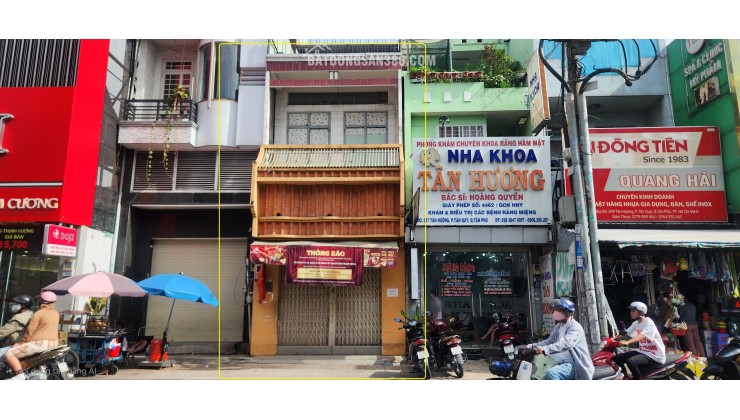 Cho thuê nhà Mặt Tiền Tân Hương Q.Tân Phú 76m², 3 Tầng - NGAY CẠNH CHỢ